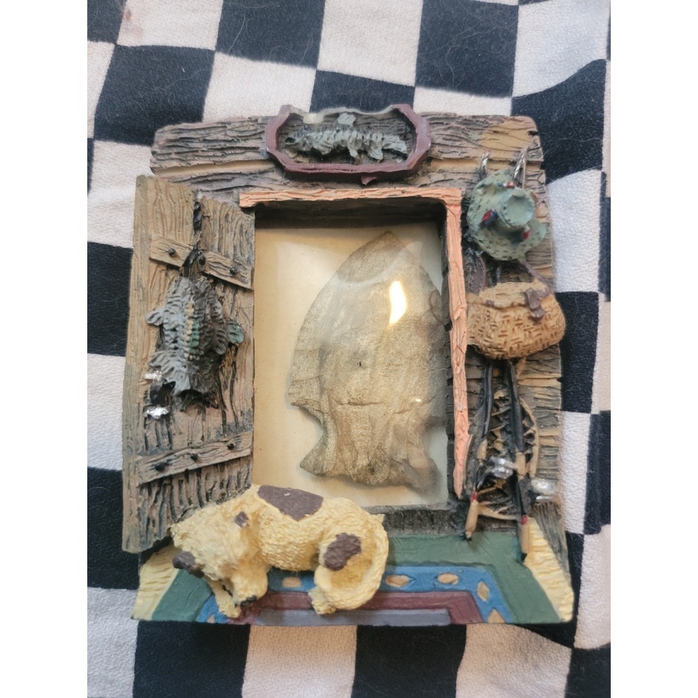 Rustic Arrowhead Shadow Box Picture‎ Frame Cabin Lodge Decor Giftco